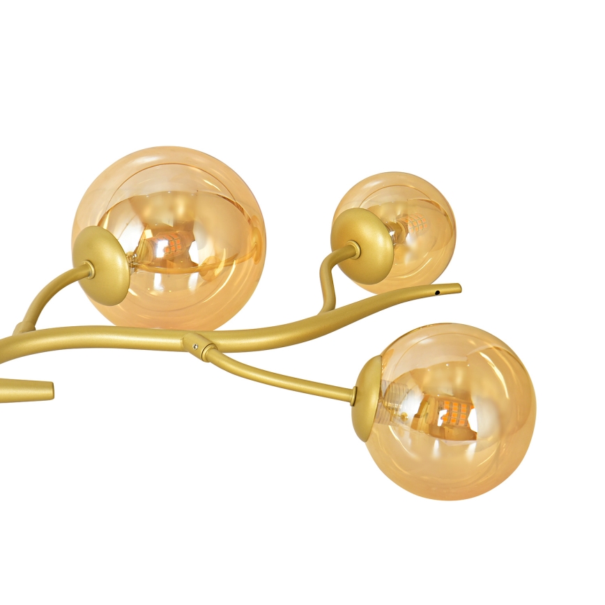 Brilagi - LED pendel MISTEL 6xG9/3W/230V guldfarvet