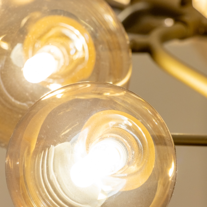 Brilagi - LED pendel MISTEL 6xG9/3W/230V guldfarvet