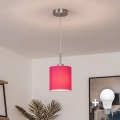 Brilagi - LED-pendel NUBILA, ophæng på wire, 1xE27/60W/230V, Ø 14 cm, lyserød