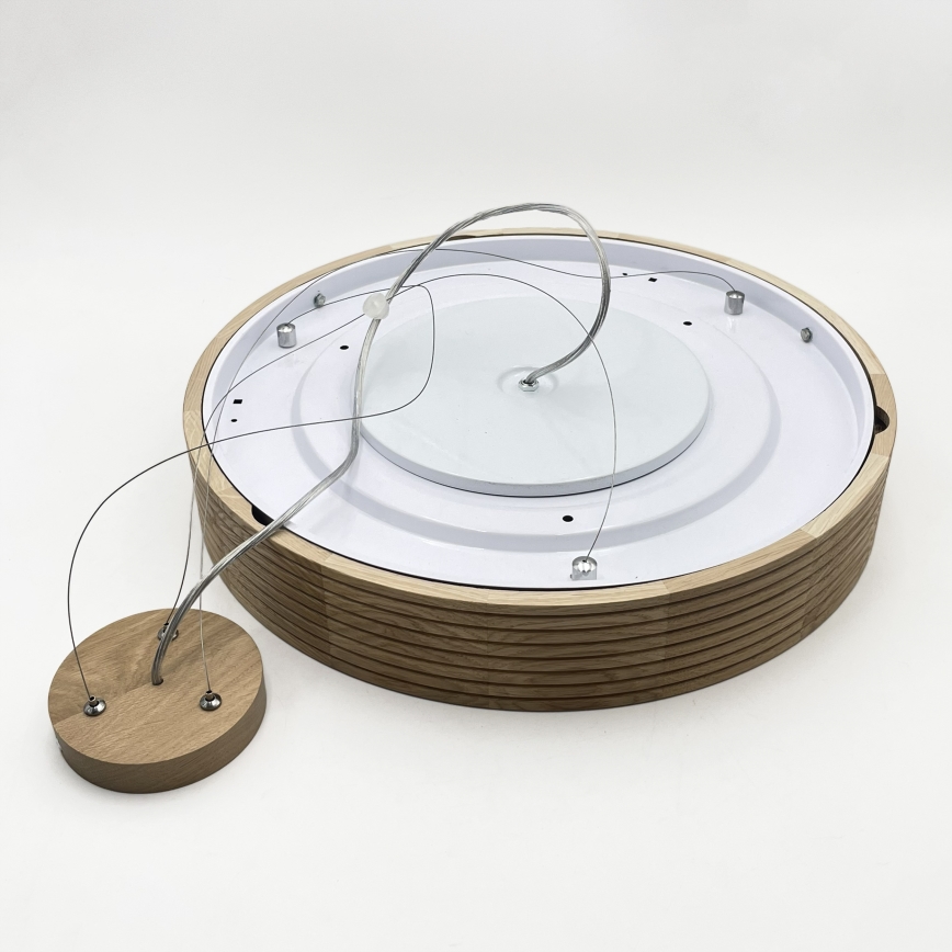Brilagi - LED-pendel på kabel CARVALHO MODERN 3xE27/60W/230V eg Ø 47,5 cm