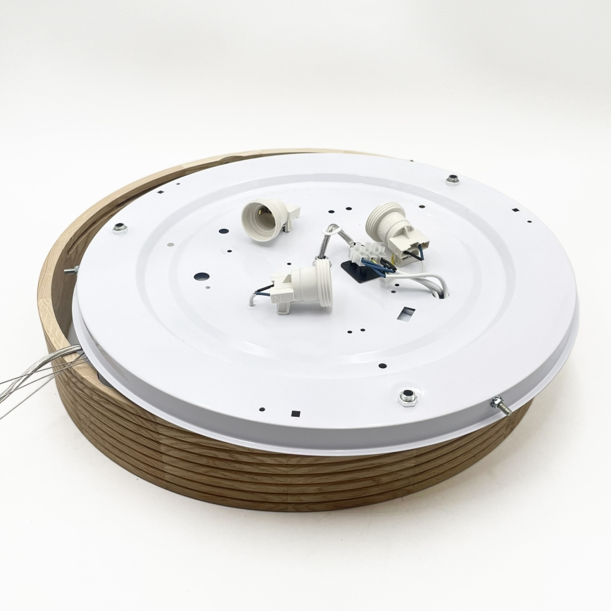 Brilagi - LED-pendel på kabel CARVALHO MODERN 3xE27/60W/230V eg Ø 47,5 cm