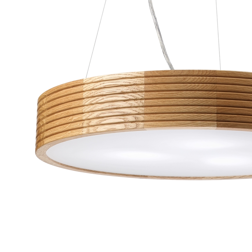 Brilagi - LED-pendel på kabel CARVALHO MODERN 3xE27/60W/230V eg Ø 47,5 cm