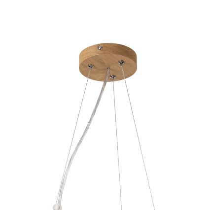 Brilagi - LED-pendel på kabel CARVALHO MODERN 3xE27/60W/230V eg Ø 47,5 cm