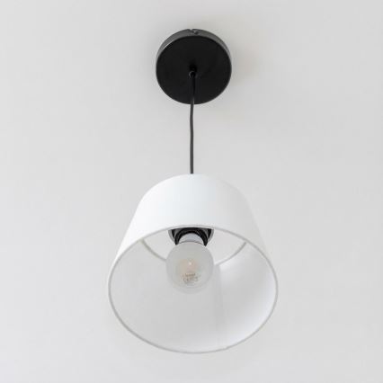 Brilagi - LED-pendel på kabel CERIA 1xE27/40W/230V Ø 20,5 cm hvid