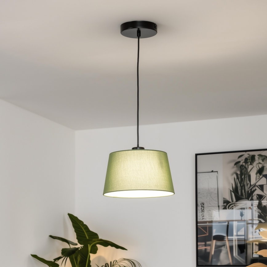 Brilagi - LED-pendel på kabel CERIA 1xE27/40W/230V Ø 25 cm grøn