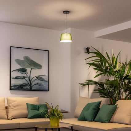 Brilagi - LED-pendel på kabel CERIA 1xE27/40W/230V Ø 25 cm grøn