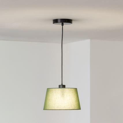 Brilagi - LED-pendel på kabel CERIA 1xE27/40W/230V Ø 25 cm grøn