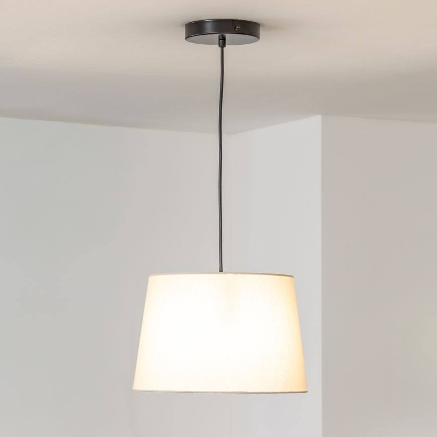 Brilagi - LED-pendel på kabel CERIA 1xE27/40W/230V Ø 30 cm beige