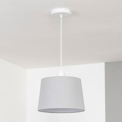 Brilagi - LED-pendel på kabel CERIA 1xE27/40W/230V Ø 30 cm grå