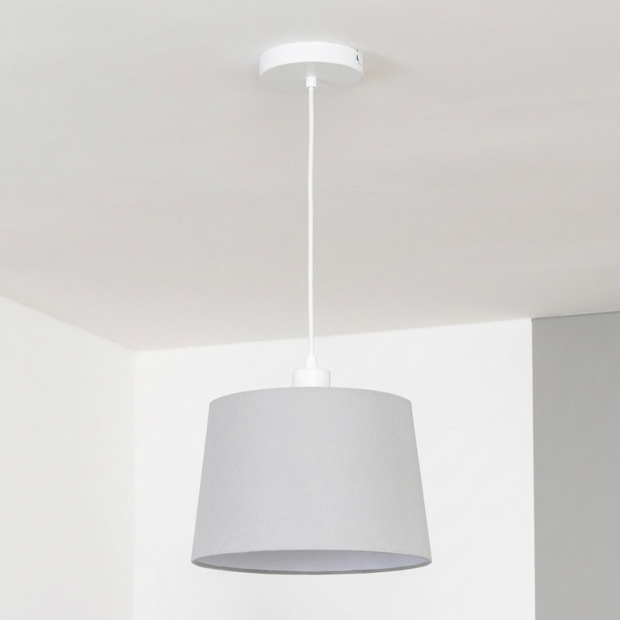 Brilagi - LED-pendel på kabel CERIA 1xE27/40W/230V Ø 30 cm grå