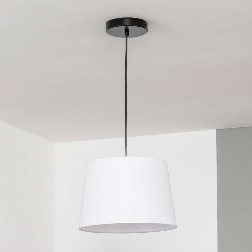 Brilagi - LED-pendel på kabel CERIA 1xE27/40W/230V Ø 30 cm hvid