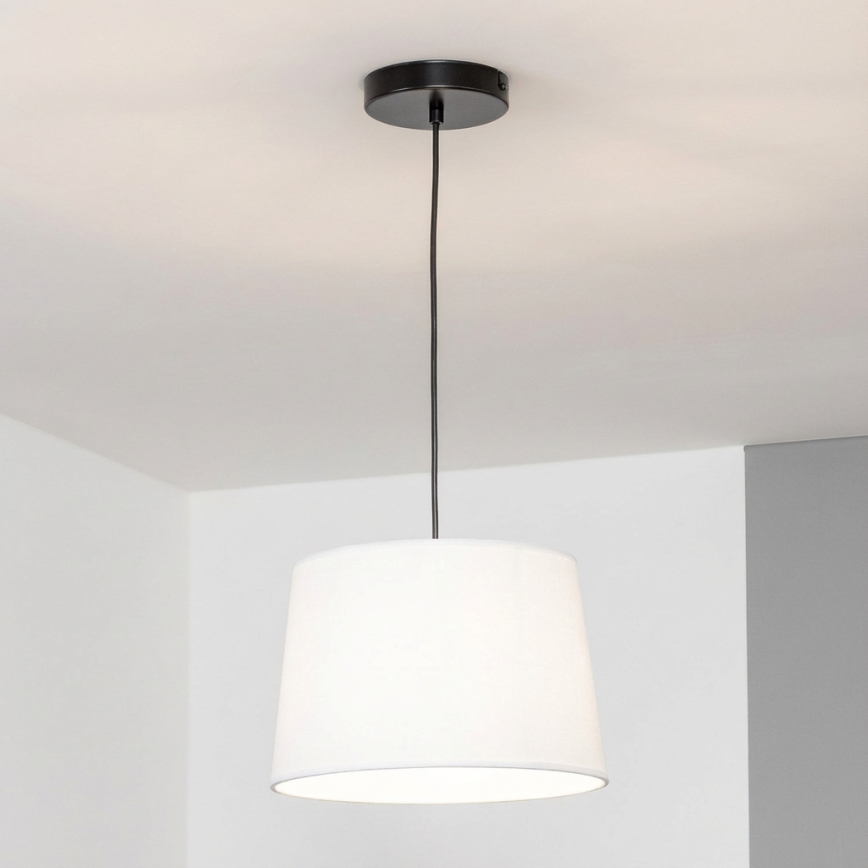 Brilagi - LED-pendel på kabel CERIA 1xE27/40W/230V Ø 30 cm hvid