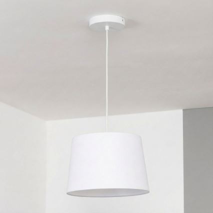 Brilagi - LED-pendel på kabel CERIA 1xE27/40W/230V Ø 30 cm hvid