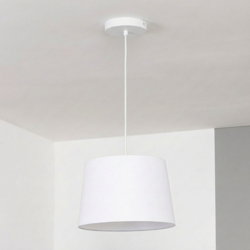 Brilagi - LED-pendel på kabel CERIA 1xE27/40W/230V Ø 30 cm hvid