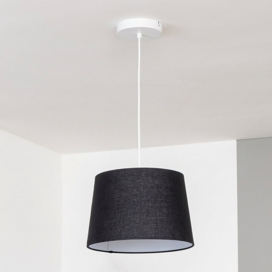 Brilagi - LED-pendel på kabel CERIA 1xE27/40W/230V Ø 30 cm sort