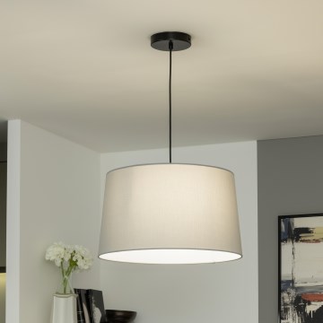 Brilagi - LED-pendel på kabel CERIA 1xE27/40W/230V Ø 45 cm grå