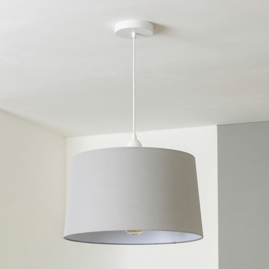 Brilagi - LED-pendel på kabel CERIA 1xE27/40W/230V Ø 45 cm grå