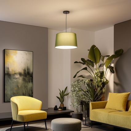 Brilagi - LED-pendel på kabel CERIA 1xE27/40W/230V Ø 45 cm grøn