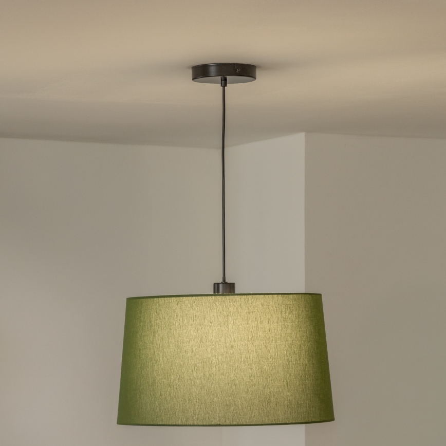 Brilagi - LED-pendel på kabel CERIA 1xE27/40W/230V Ø 45 cm grøn