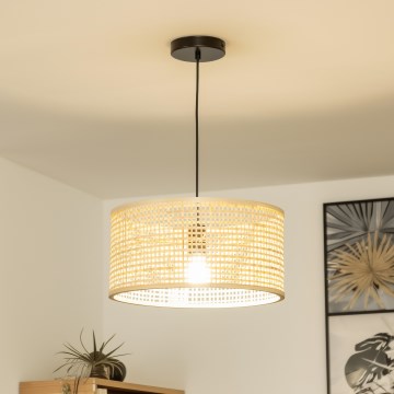 Brilagi - LED-pendel på kabel CERIA BOHO 1xE27/40W/230V Ø 25 cm bambus