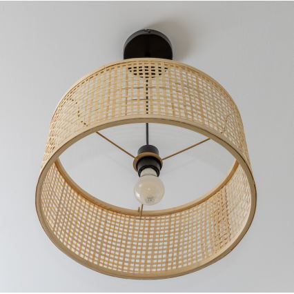 Brilagi - LED-pendel på kabel CERIA BOHO 1xE27/40W/230V Ø 25 cm bambus