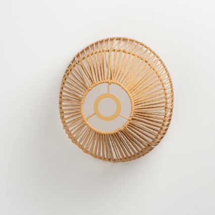 Brilagi - LED-pendel på kabel CERIA BOHO 1xE27/40W/230V, Ø 30 cm, brun