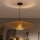 Brilagi - LED-pendel på kabel CERIA BOHO 1xE27/40W/230V Ø 70 cm sort/brun