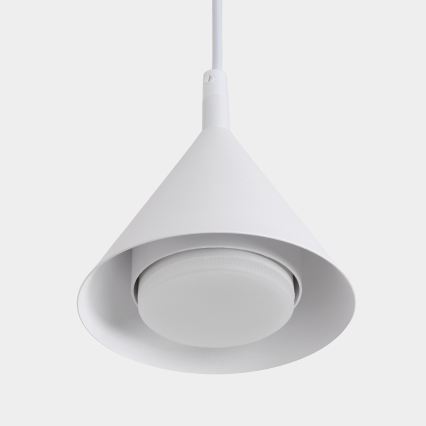 BRILAGI - LED Pendel på kabel CONE SINGLE 1xGX53/15W/230V hvid