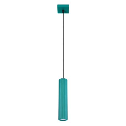 Brilagi - LED-pendel på kabel CRESTO 1xGU10/10W/230V turkis