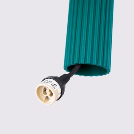 Brilagi - LED-pendel på kabel CRESTO 1xGU10/10W/230V turkis