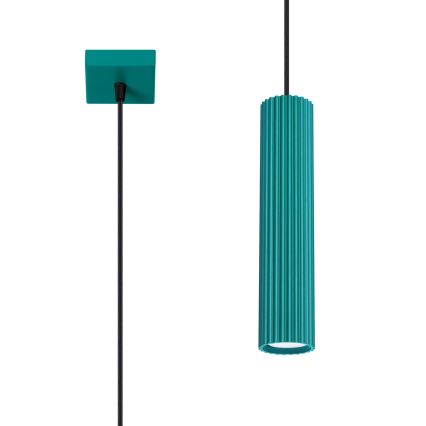 Brilagi - LED-pendel på kabel CRESTO 1xGU10/10W/230V turkis