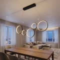 BRILAGI - LED-pendel på kabel ECHO LED/60W/230V 4000K 100 cm sort