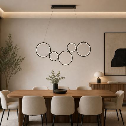 Brilagi - LED-pendel på kabel ECHO LED/60W/230V 4000K 100 cm sort