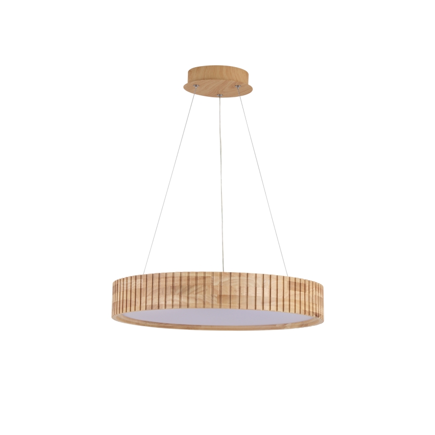Brilagi - LED-pendel på wire FALCON WOOD MODERN LED/30W/230V 3000/4000/6000K Ø 45 cm træ