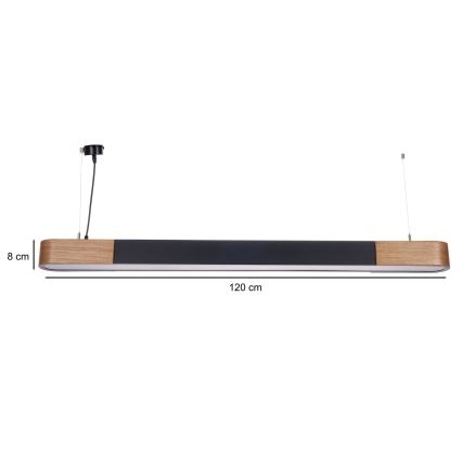BRILAGI - LED pendel på kabel GARDALINE LED/100W/230V eg/sort