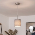 Brilagi - LED-pendel på kabel NUBILA 1xE27/60W/230V Ø 14 cm grå