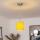 Brilagi - LED-pendel på kabel NUBILA 1xE27/60W/230V Ø 14 cm gul