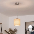 Brilagi - LED-pendel på kabel NUBILA 1xE27/60W/230V Ø 14 cm lysebrun