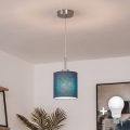 Brilagi - LED-pendel på kabel NUBILA 1xE27/60W/230V Ø 14 cm mørkeblå