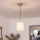 Brilagi - LED-pendel på kabel NUBILA 1xE27/60W/230V Ø 14 cm rød/creme