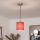 Brilagi - LED-pendel på kabel NUBILA 1xE27/60W/230V Ø 14 cm rød