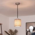 Brilagi - LED-pendel på kabel NUBILA 1xE27/60W/230V Ø 14 cm sort/brun