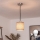 Brilagi - LED-pendel på kabel NUBILA 1xE27/60W/230V Ø 14 cm sort/brun