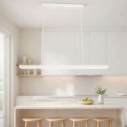 Brilagi - LED pendel på kabel PAXIS LED/30W/230V 120 cm hvid