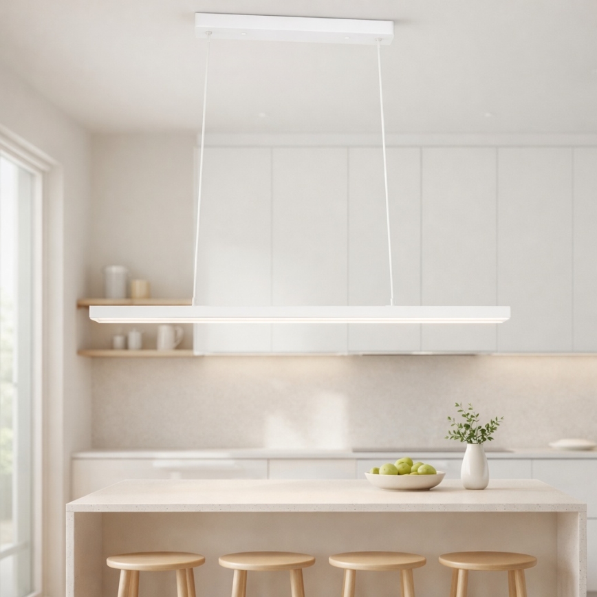 Brilagi - LED pendel på kabel PAXIS LED/30W/230V 120 cm hvid