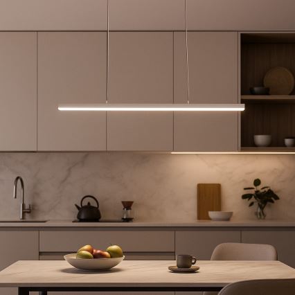 Brilagi - LED pendel på kabel PAXIS LED/30W/230V 120 cm hvid