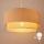 Brilagi - LED-pendel på ledning BOHO BOBO 1xE27/60W/230V Ø 40 cm prikket beige/creme