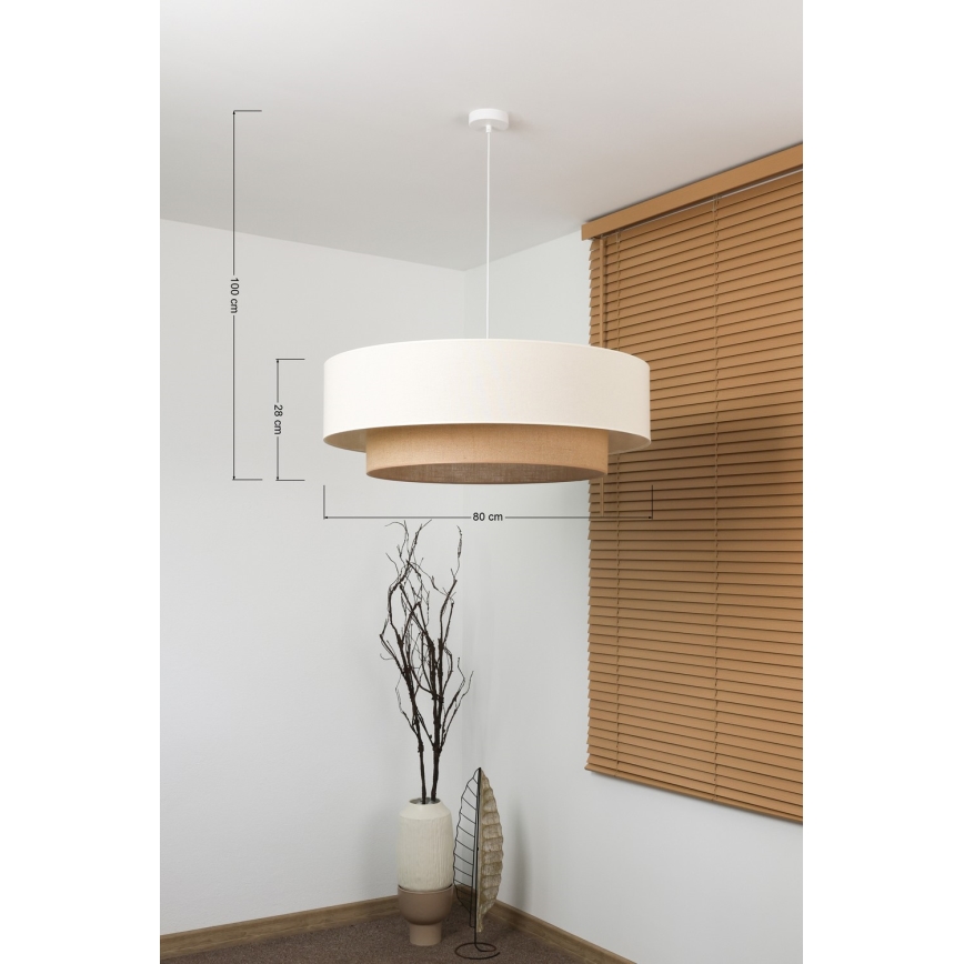Brilagi - LED-pendel på ledning BOHO-stil 3xE27/15W/230V Ø 80 cm