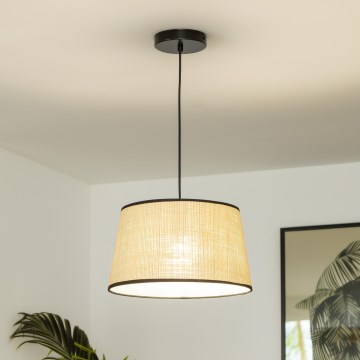 Brilagi - LED-pendel på ledning CERIA 1xE27/40W/230V Ø 35 cm beige