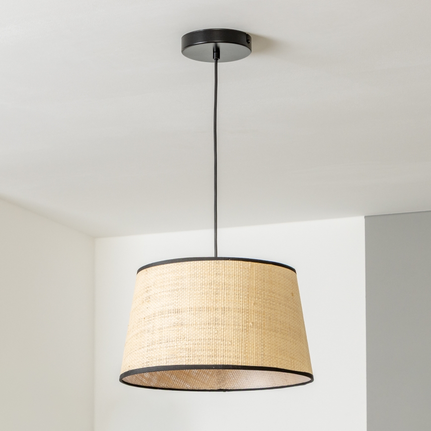 Brilagi - LED-pendel på ledning CERIA 1xE27/40W/230V Ø 35 cm beige